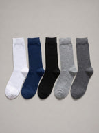 MIGUEL ANTONIO - Calcetines de algodón de colores (pack de 5 pares) - Surtido
