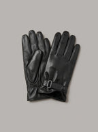 JOSÉ FRANCISCO guantes de vestir forrados con correa - color negro