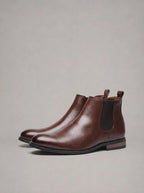 JOSÉ CRISTÓBAL botines Chelsea - color marrón oscuro