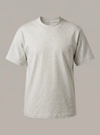 OCTAVIO - Camiseta de algodón pesado holgada - Gris