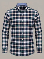 KOLDO - Camisa Oxford de cuadros - Cuadros negro