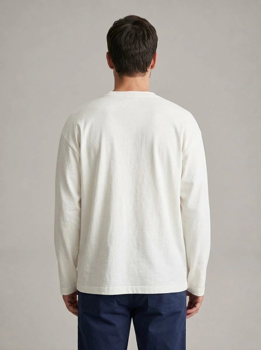 GORKA - Camiseta henley de algodón grueso