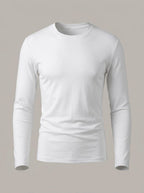 CLAUDIO - Camiseta interior de manga larga - Blanco