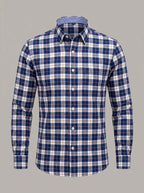 KOLDO - Camisa Oxford de cuadros - Cuadros azul marino