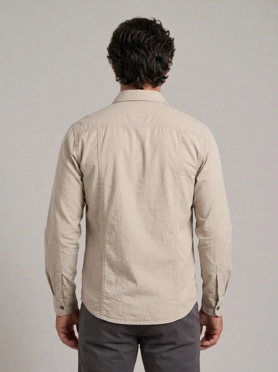 ANTONIO PEDRO - Camisa cargo de algodón