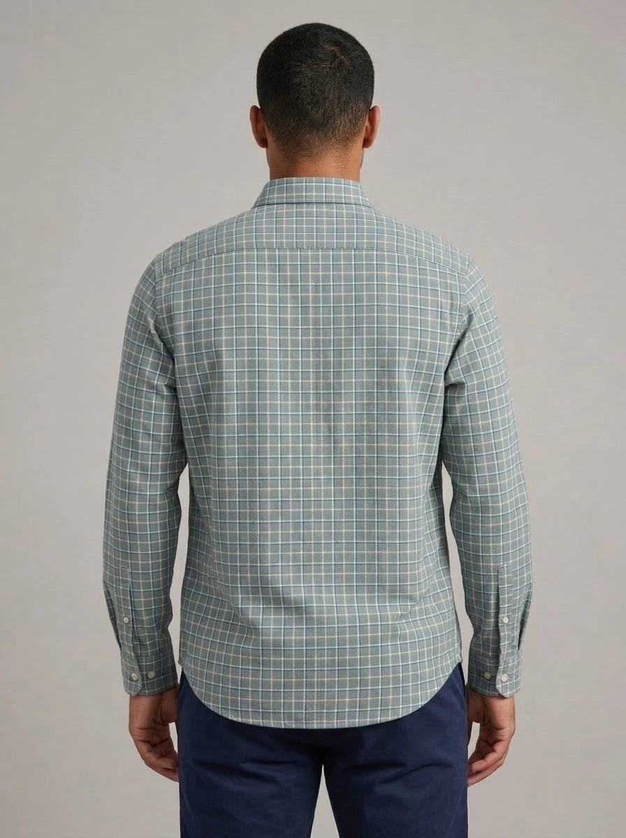 KOLDO - Camisa Oxford de cuadros