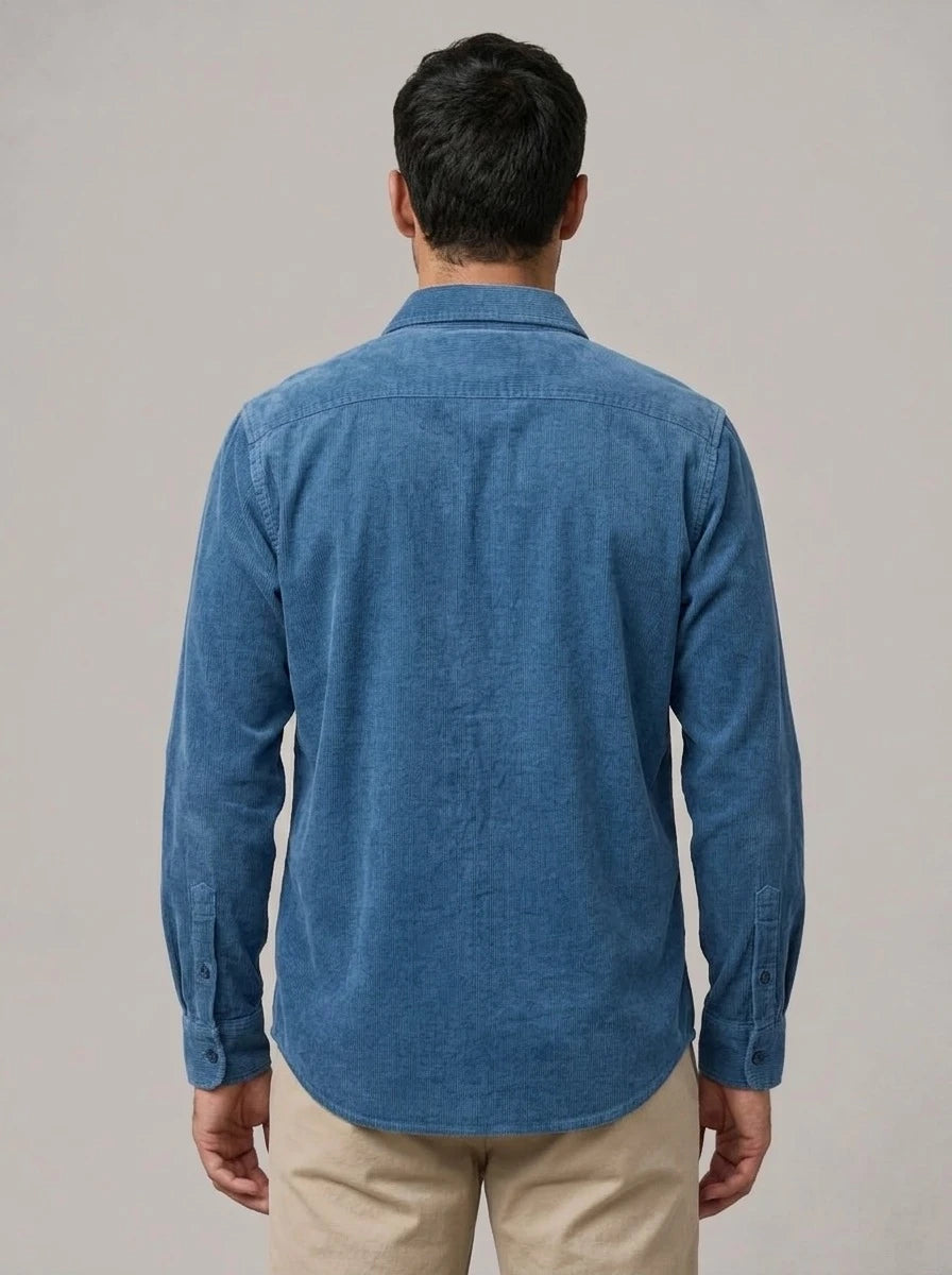 JUANMA - Camisa de trabajo de algodón