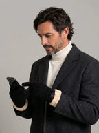 JUAN PABLO guantes de punto táctiles - look de invierno