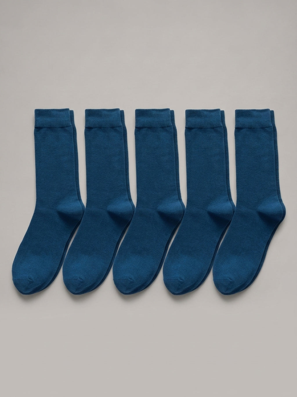 MIGUEL ANTONIO - Calcetines de algodón de colores (pack de 5 pares) - Azul