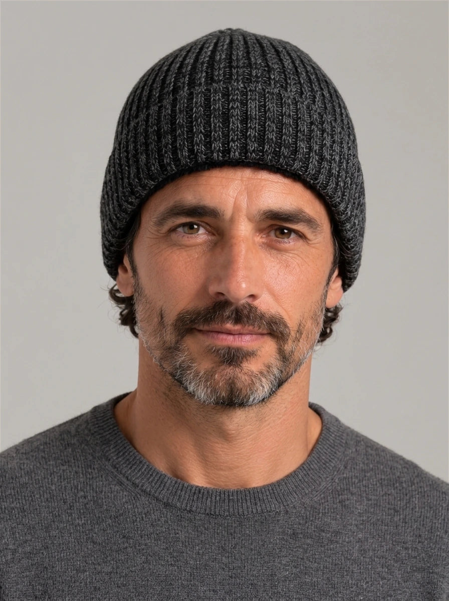 KIKO - Gorro jaspeado con vuelta puesto, de frente