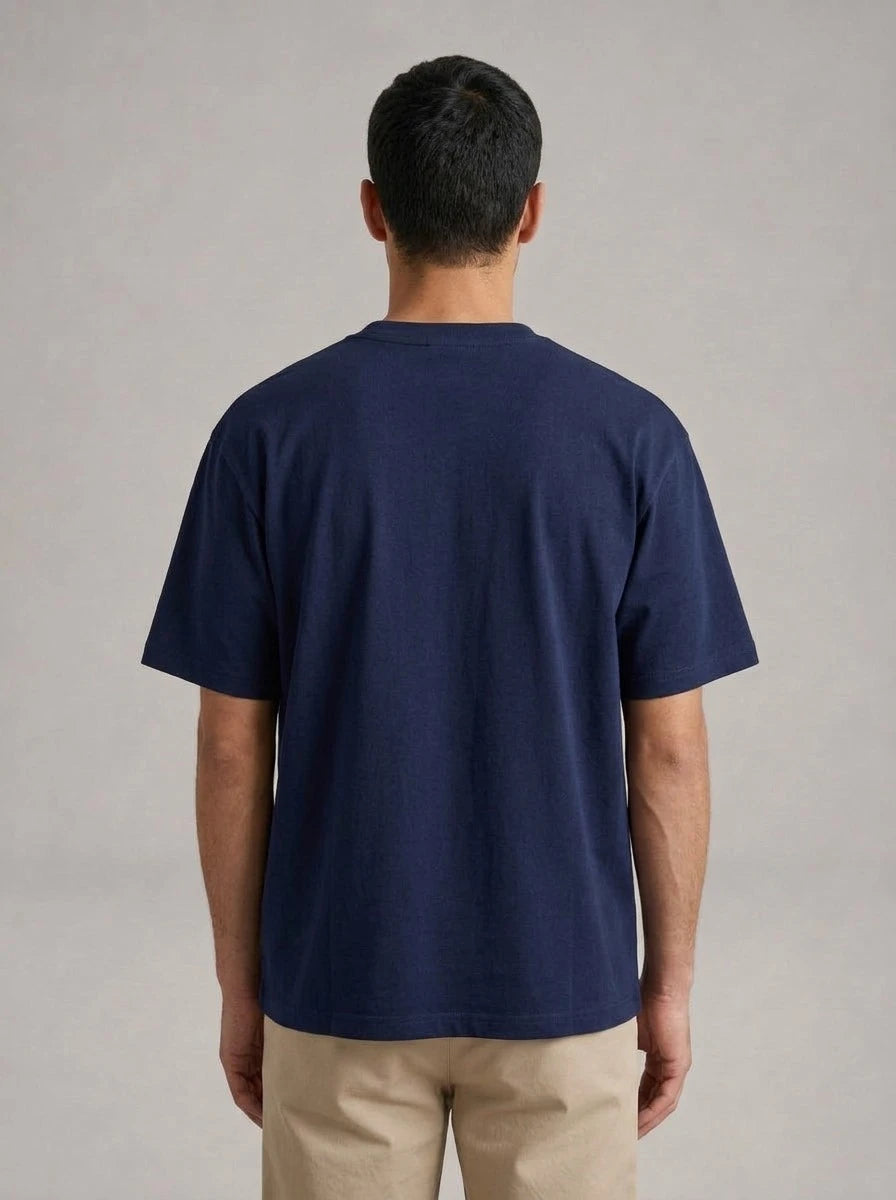 OCTAVIO - Camiseta de algodón pesado holgada