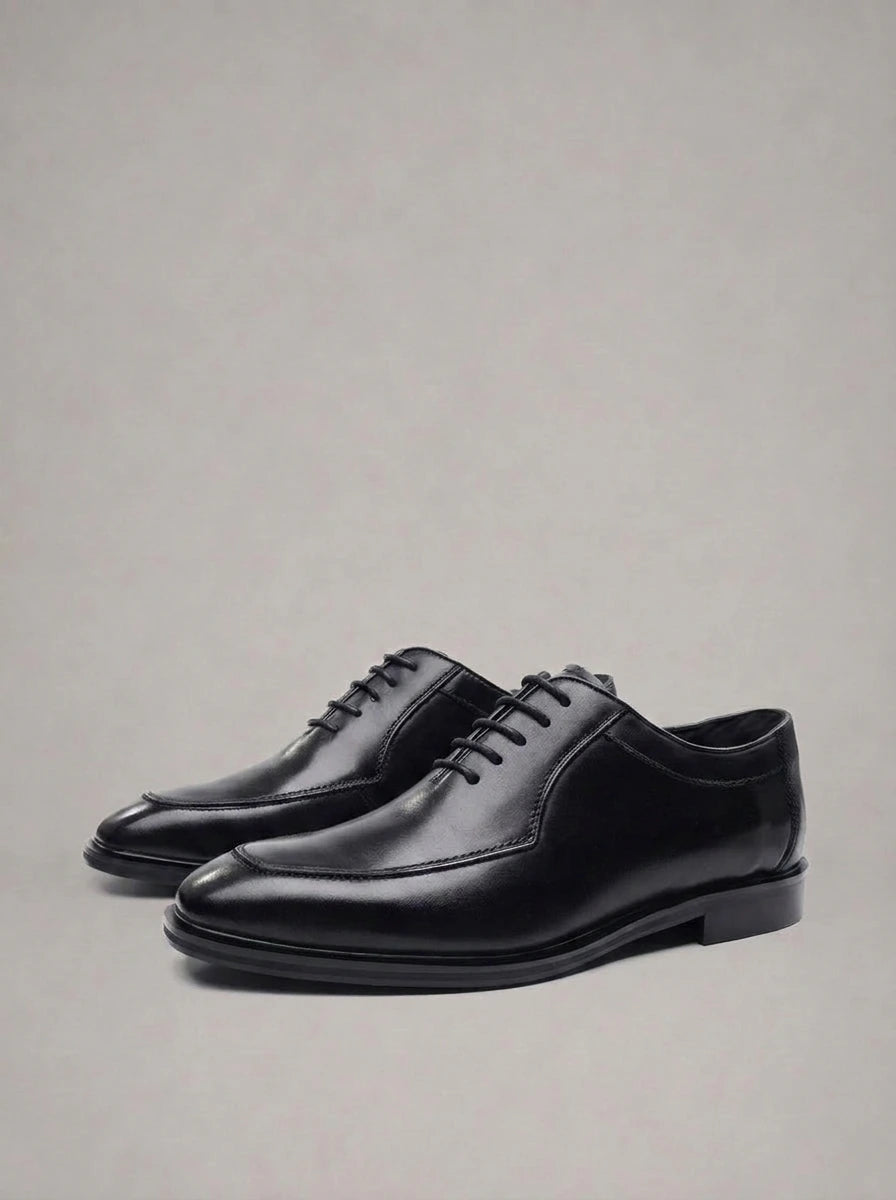 LUCIO zapatos Oxford hechos a mano - color negro