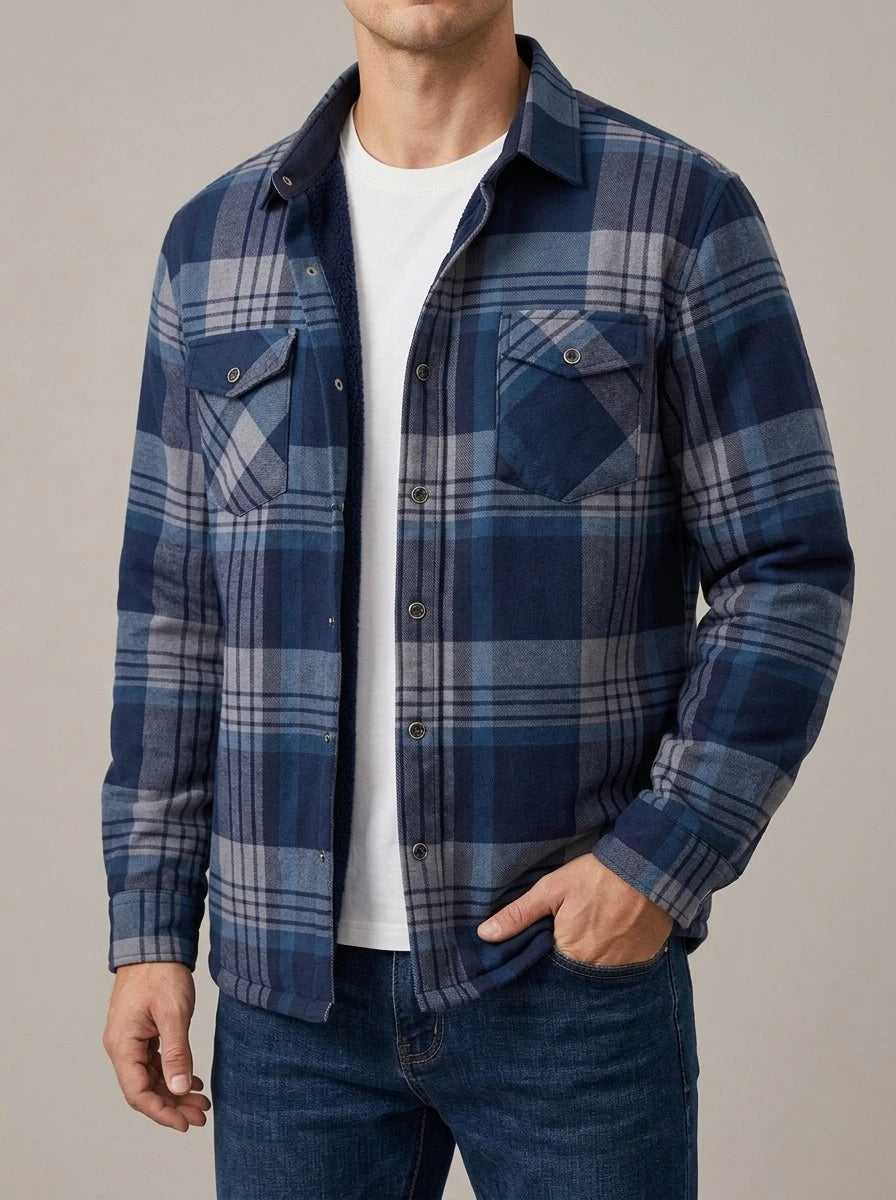 IÑAKI - Camisa de franela forrada