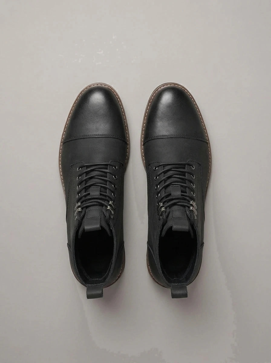 MIGUEL JUAN botines con cordones - vista desde arriba