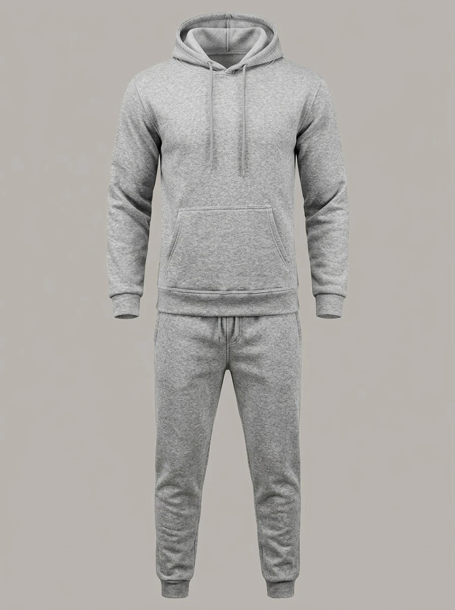 ÁNGEL ANTONIO - Chándal de sudadera con capucha - Gris