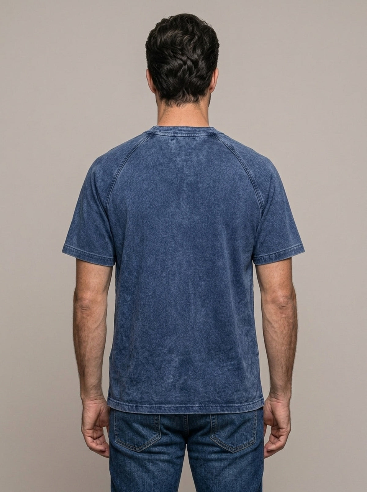 LUIS - Camiseta Henley lavada™