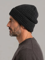KIKO - Gorro jaspeado con vuelta puesto, de perfil