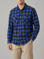 CHEMA - Camisa de franela de cuadros