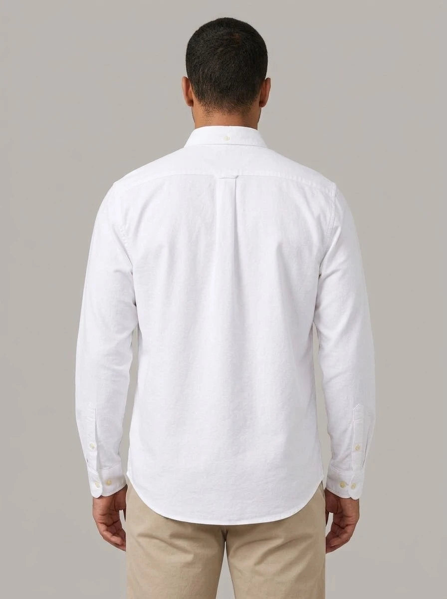 JON - Camisa Oxford de algodón