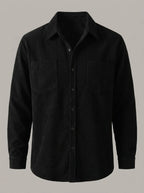 JOSÉ MIGUEL - Camisa casual de algodón - Negro