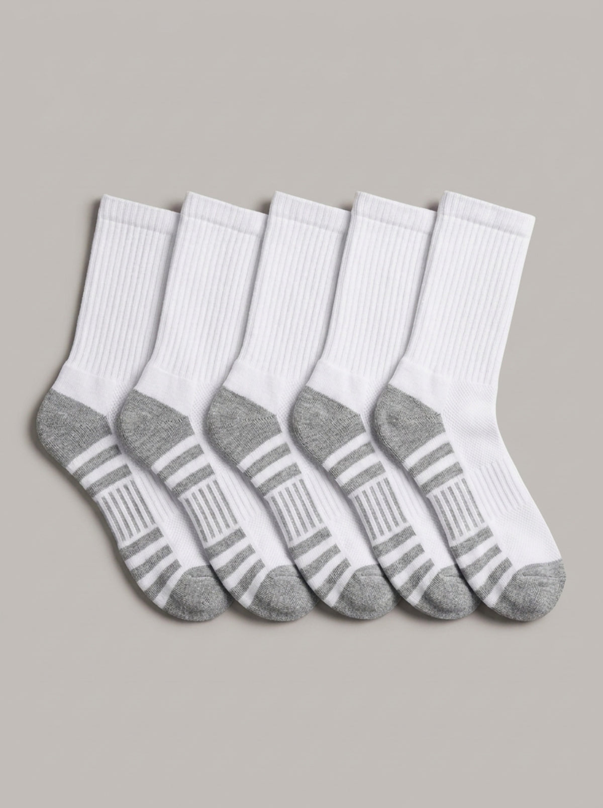 JUAN MARIANO - Calcetines deportivos (pack de 5 pares) - Blanco
