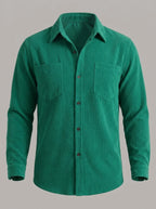 JOSÉ MIGUEL - Camisa casual de algodón - Verde