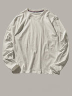 ROMÁN - Camiseta de manga larga efecto lavado - Blanco