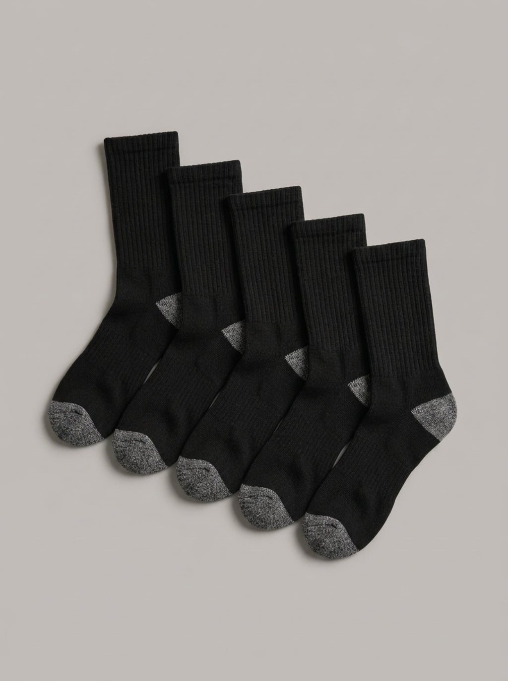 JUAN MARIANO - Calcetines deportivos (pack de 5 pares) - Negro