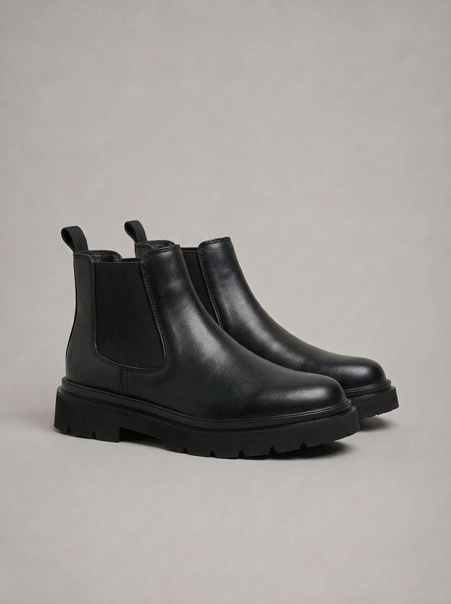 PEDRO TOMÁS botines Chelsea con forro - color negro