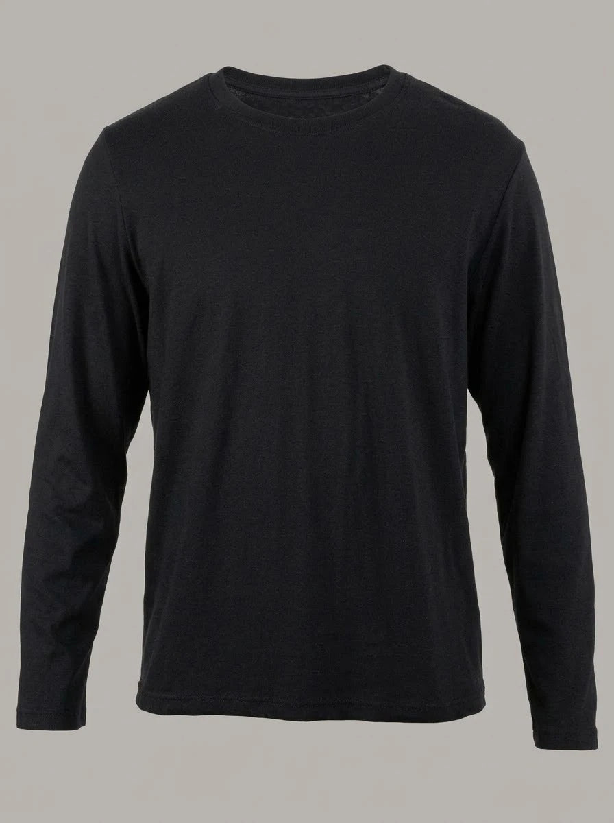 CLAUDIO - Camiseta interior de manga larga - Negro