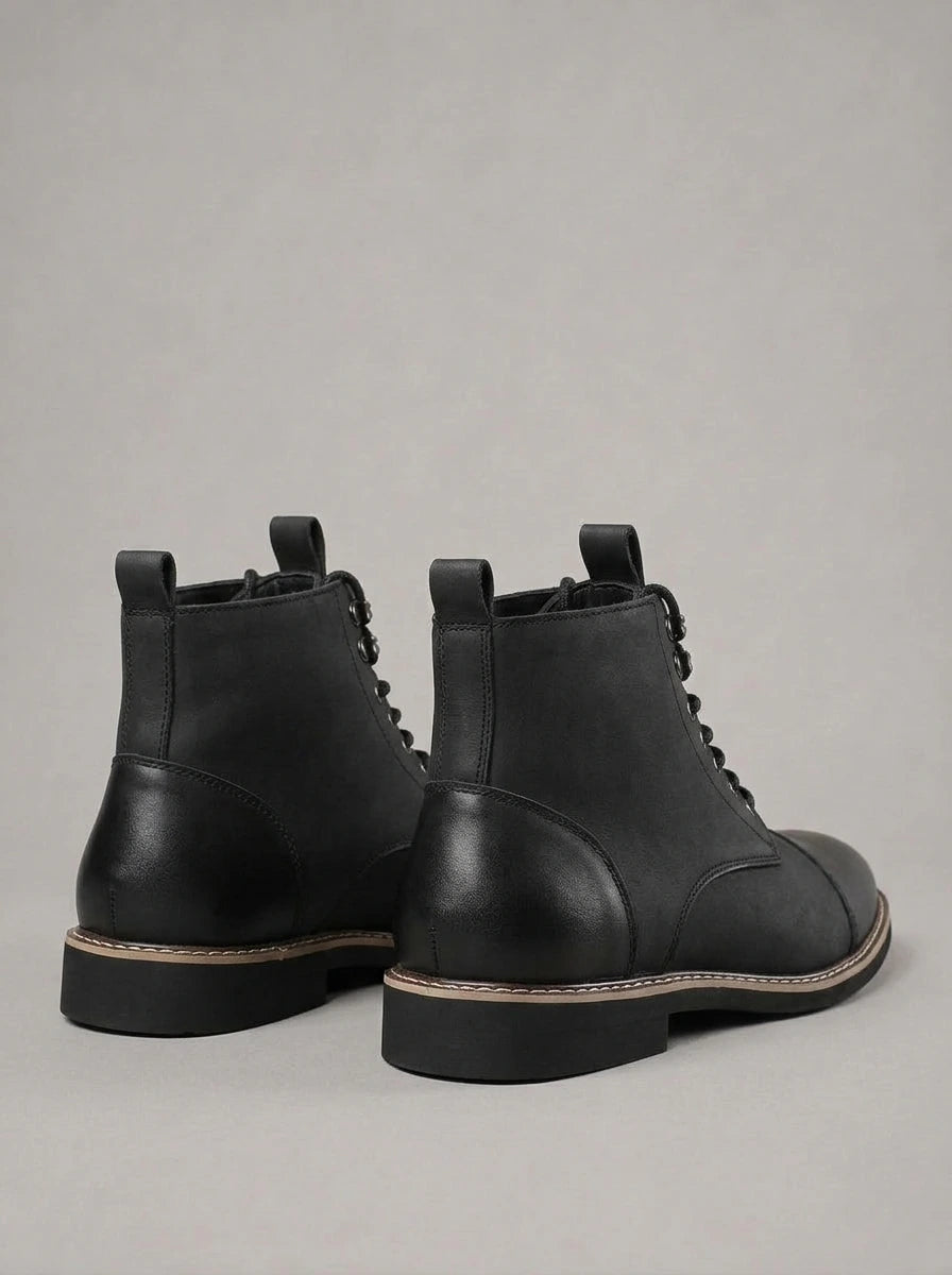 MIGUEL JUAN botines con cordones - vista trasera