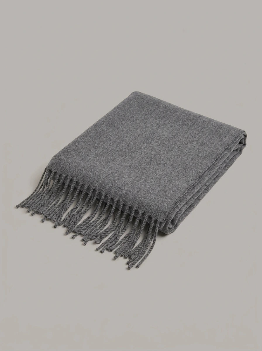 LEÓN - Bufanda Gris oscuro