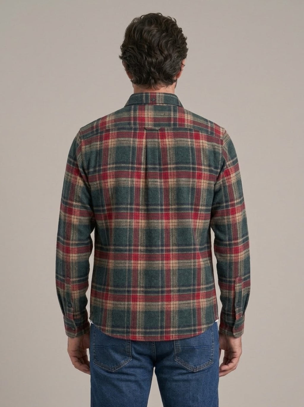 TXEMA - Sobrecamisa de franela de algodón