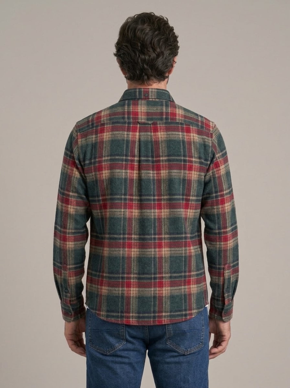 TXEMA - Sobrecamisa de franela de algodón