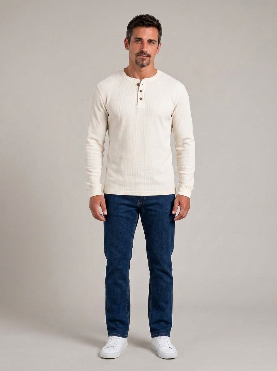 ÍÑIGO camiseta henley - cuerpo entero