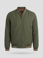 Chaqueta bomber clásica ÁNGEL IGNACIO en color verde