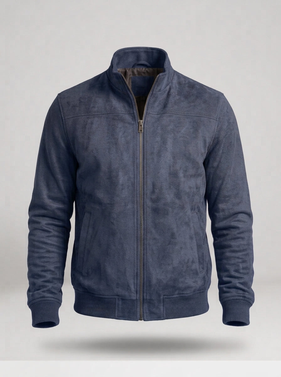 Chaqueta ligera de corte refinado XIMO en color azul marino
