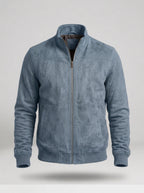 Chaqueta ligera de corte refinado XIMO en color azul cielo