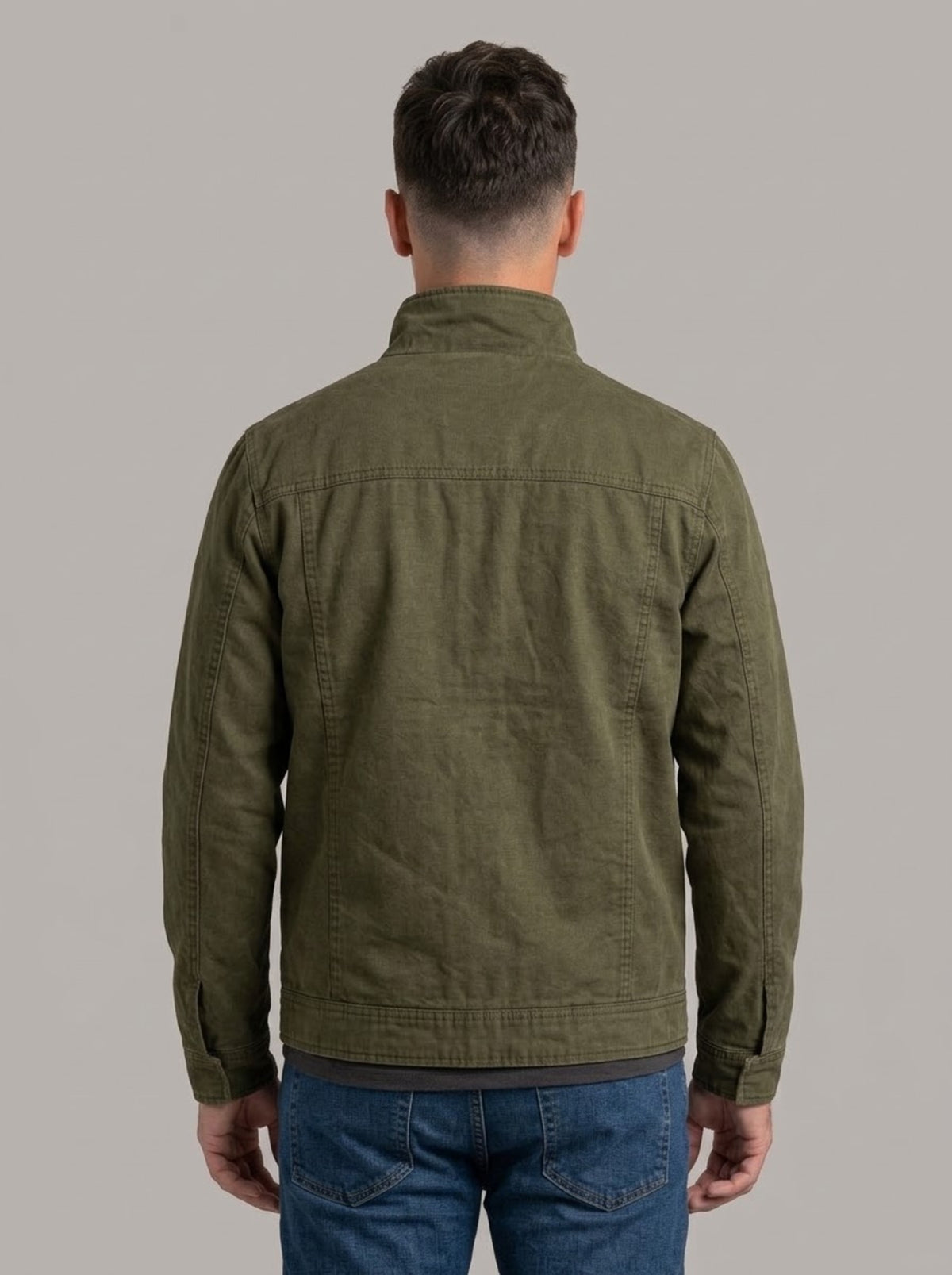 Espalda de la chaqueta de ante vintage JOSÉ GABRIEL