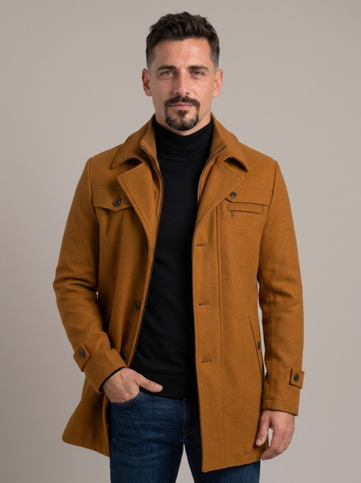 ALVARO - Gabardina cruzada de invierno™