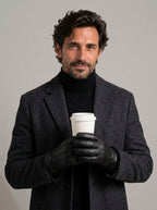JOSÉ RICARDO guantes vintage con forro polar - look de invierno