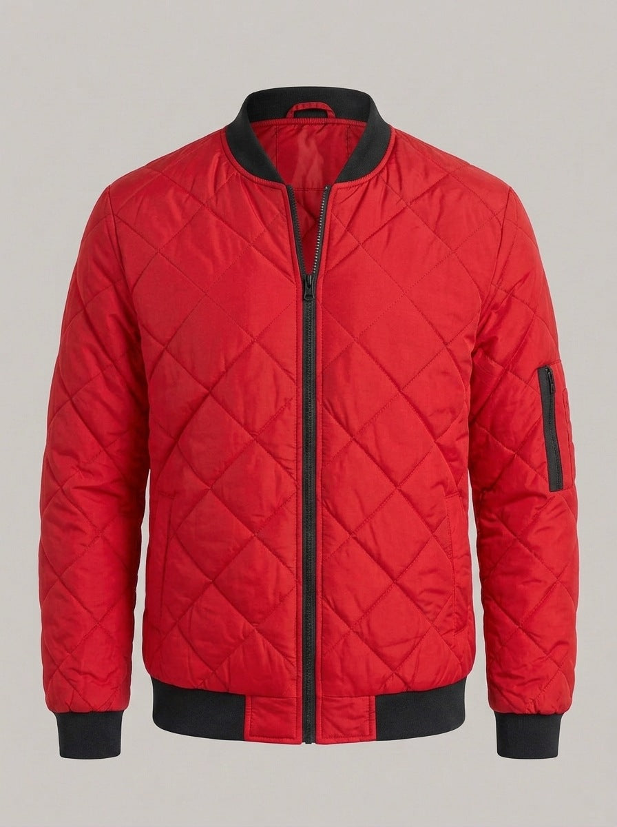 ROBERTO bomber acolchada - Rojo