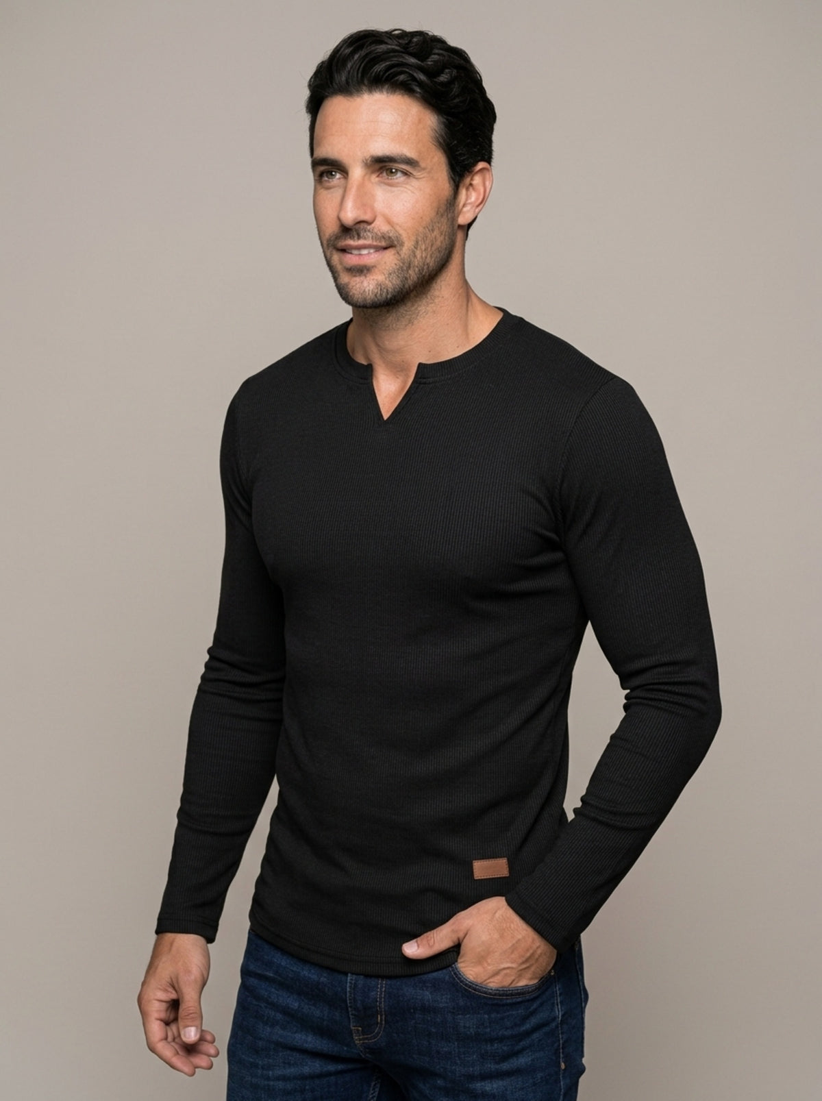 POL - Camiseta acanalada cuello™