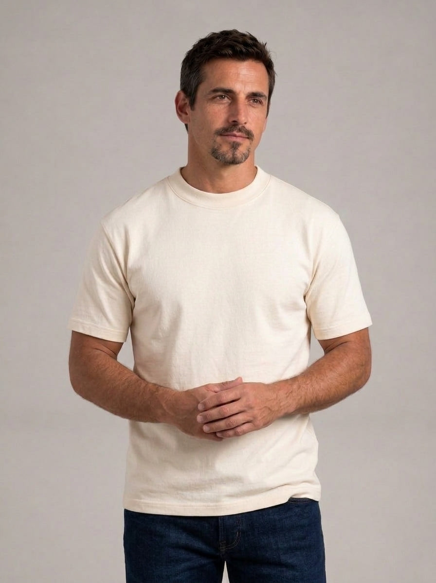 LUCIANO - Camiseta de algodón grueso de manga corta™