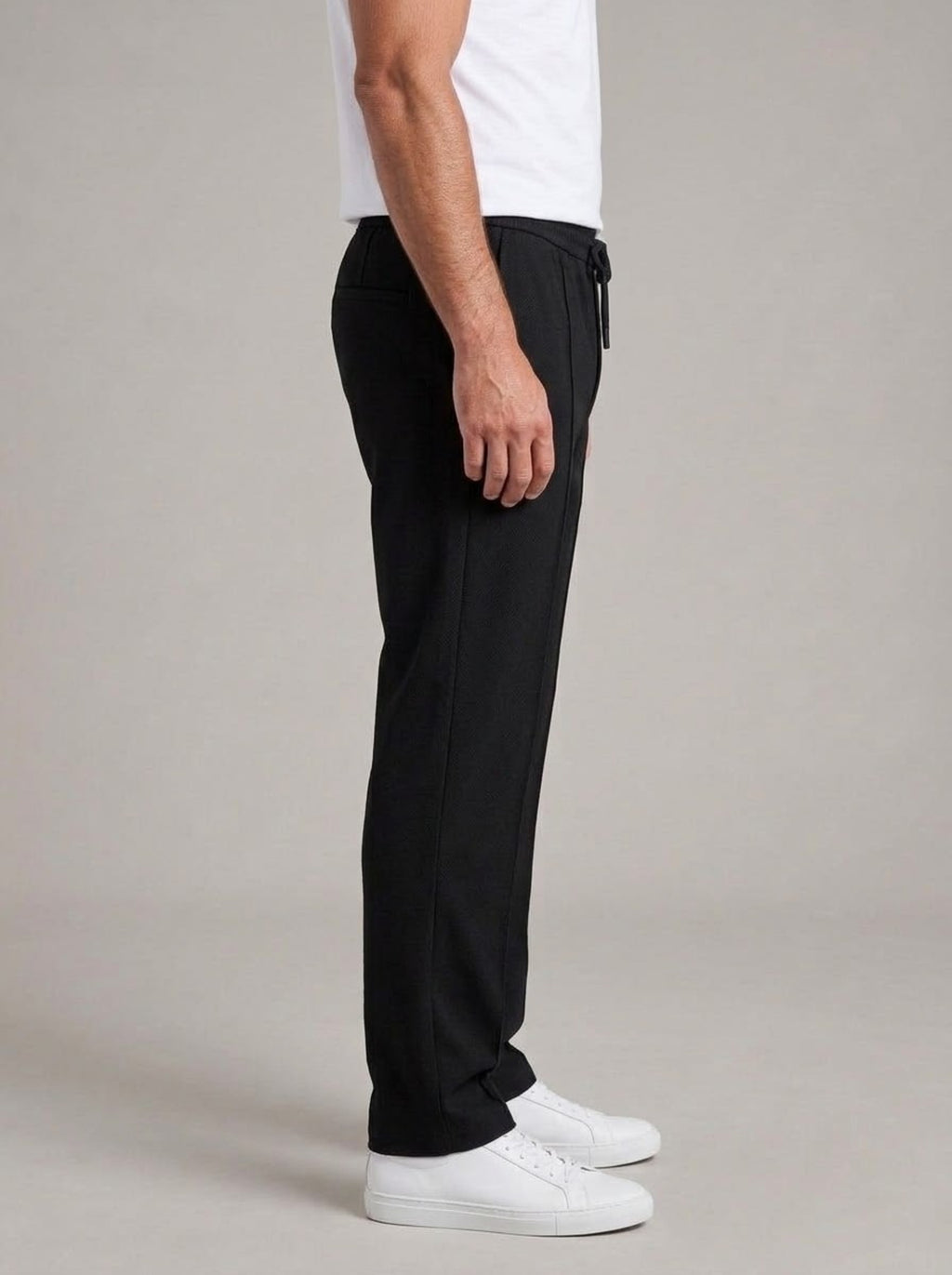 CELESTINO pantalón de punto negro