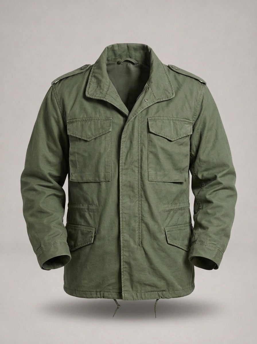 Chaqueta de campo multibolsillos Benjamín en verde militar
