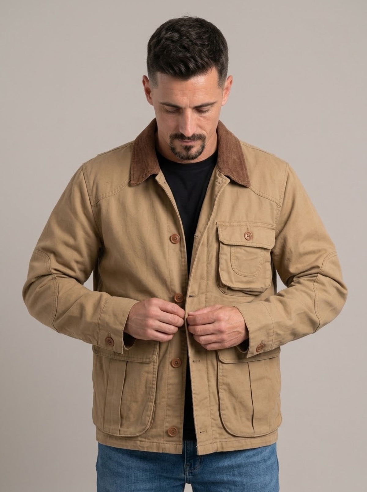 MANOLO - Chaqueta de campo con cuello de pana™