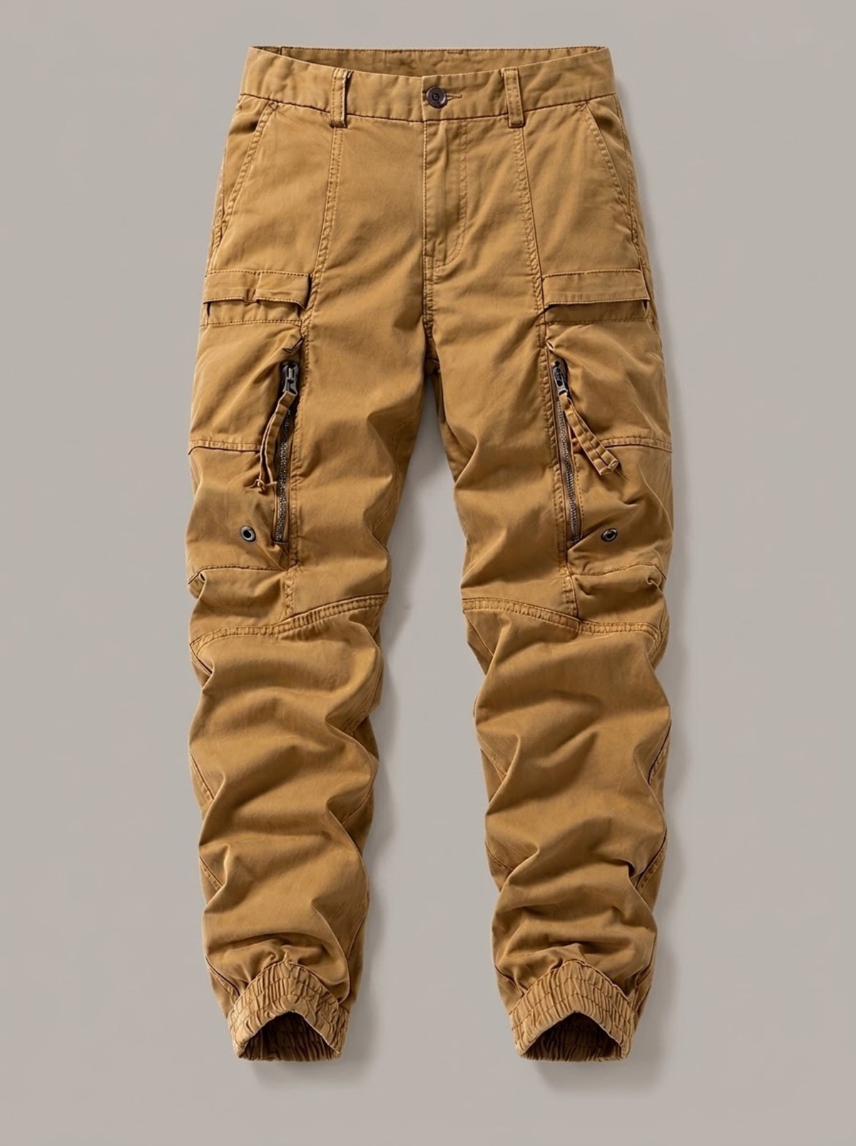GREGORIO pantalón cargo camel