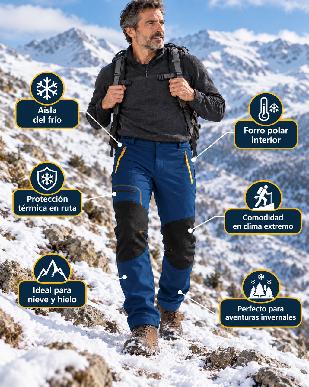 FERMÍN - Pantalón térmico con forro polar™