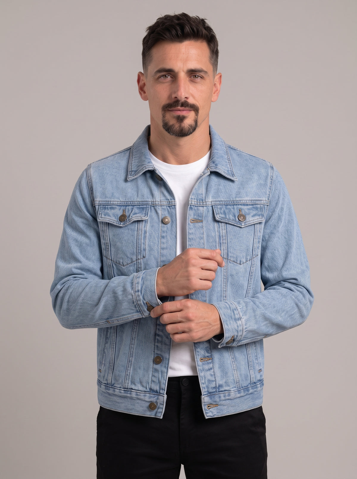 ANDER cazadora denim - plano medio